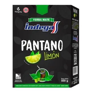 Yerba Mate “Pantano” con Limón 500gr (cajita)