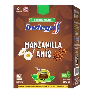 Yerba Mate con Manzanilla y Anís 500gr (cajita)