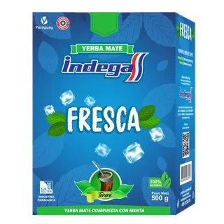 Yerba Mate “Fresca”con Menta 500gr (cajita)