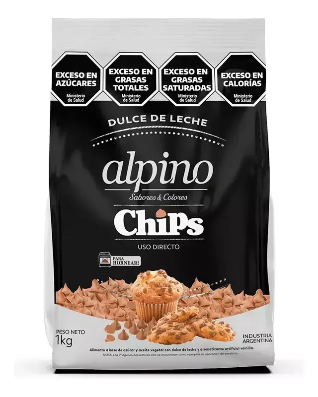 Chips de Chocolate sabor Dulce de Leche 1Kg