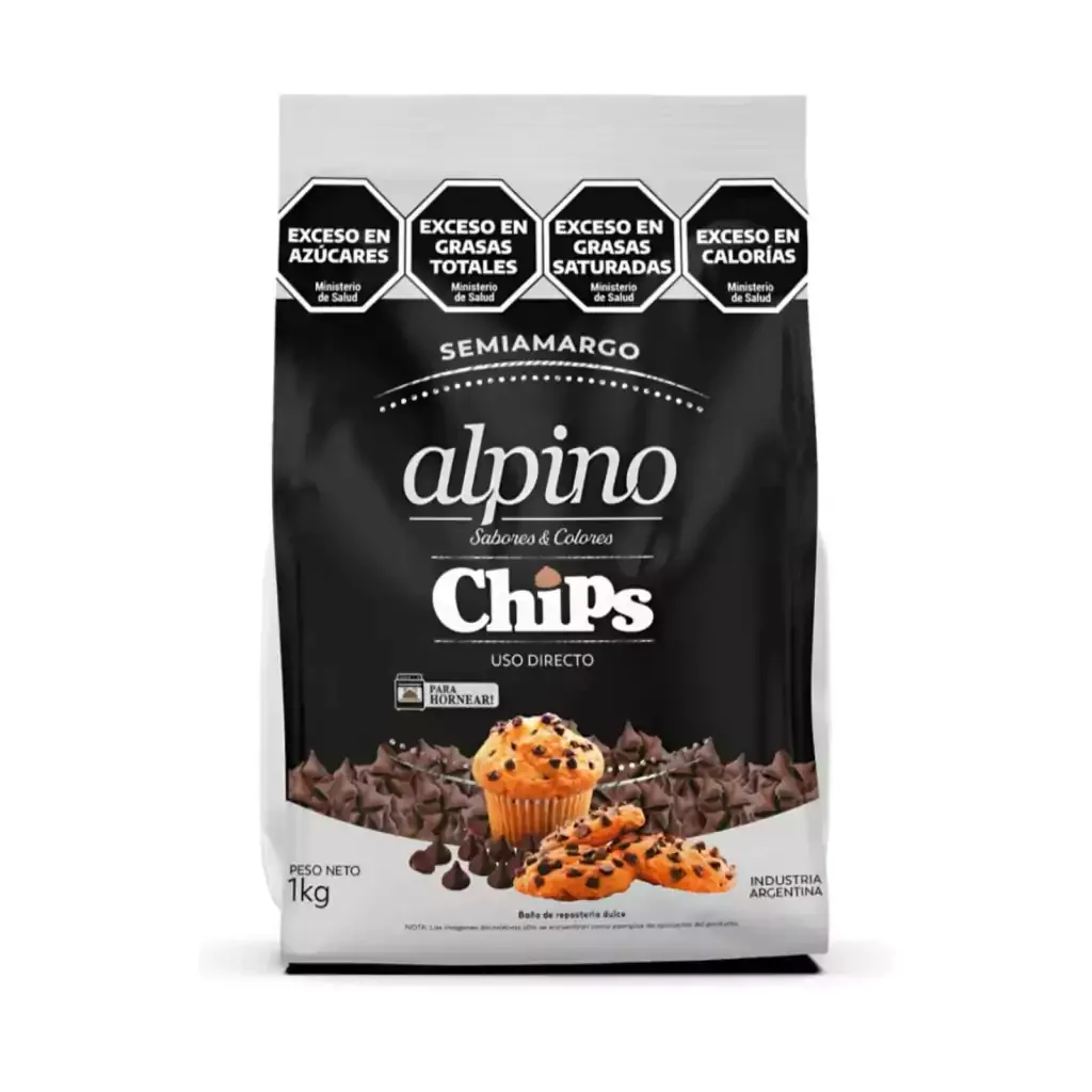 Chips de Chocolate Semiamargo 1Kg