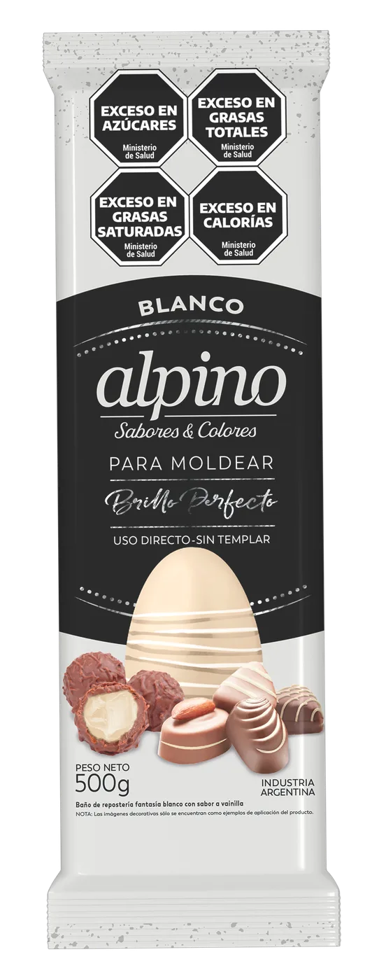 Chocolate Blanco para Moldear 500gr Alpino
