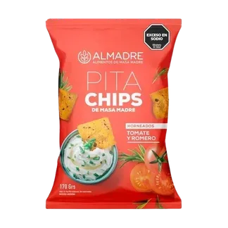 Chips de Pita sabor Tomate y Romero x12u