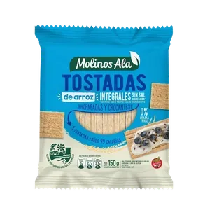 Tostadas de Arroz Integrales sin sal 150gr