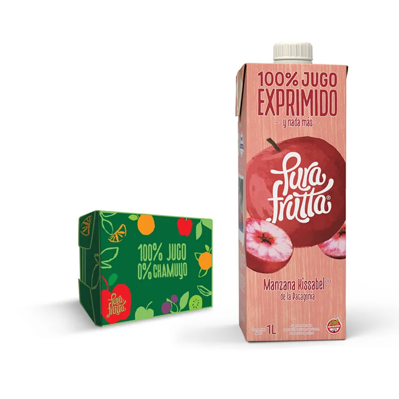 Jugo Manzana Kissabel 1Lt pack x8