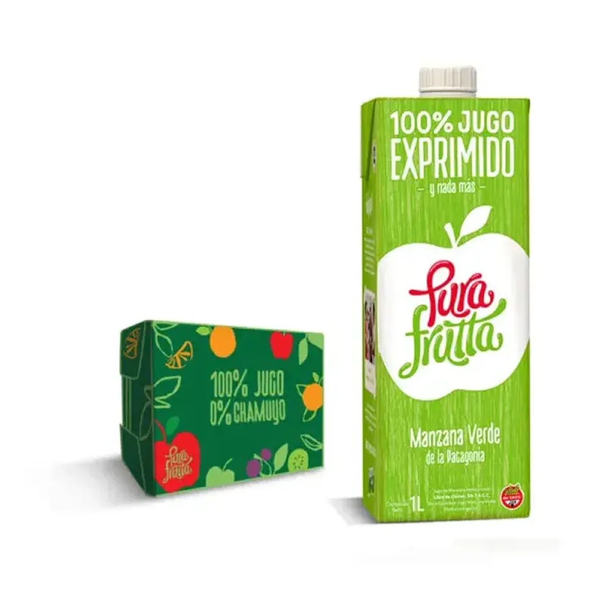 Jugo Manzana Verde 1Lt pack x8