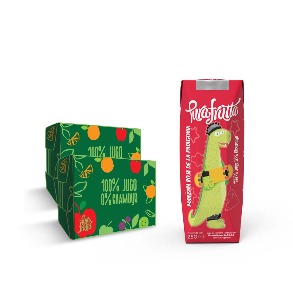 Jugo Manzana roja 250ml pack x9