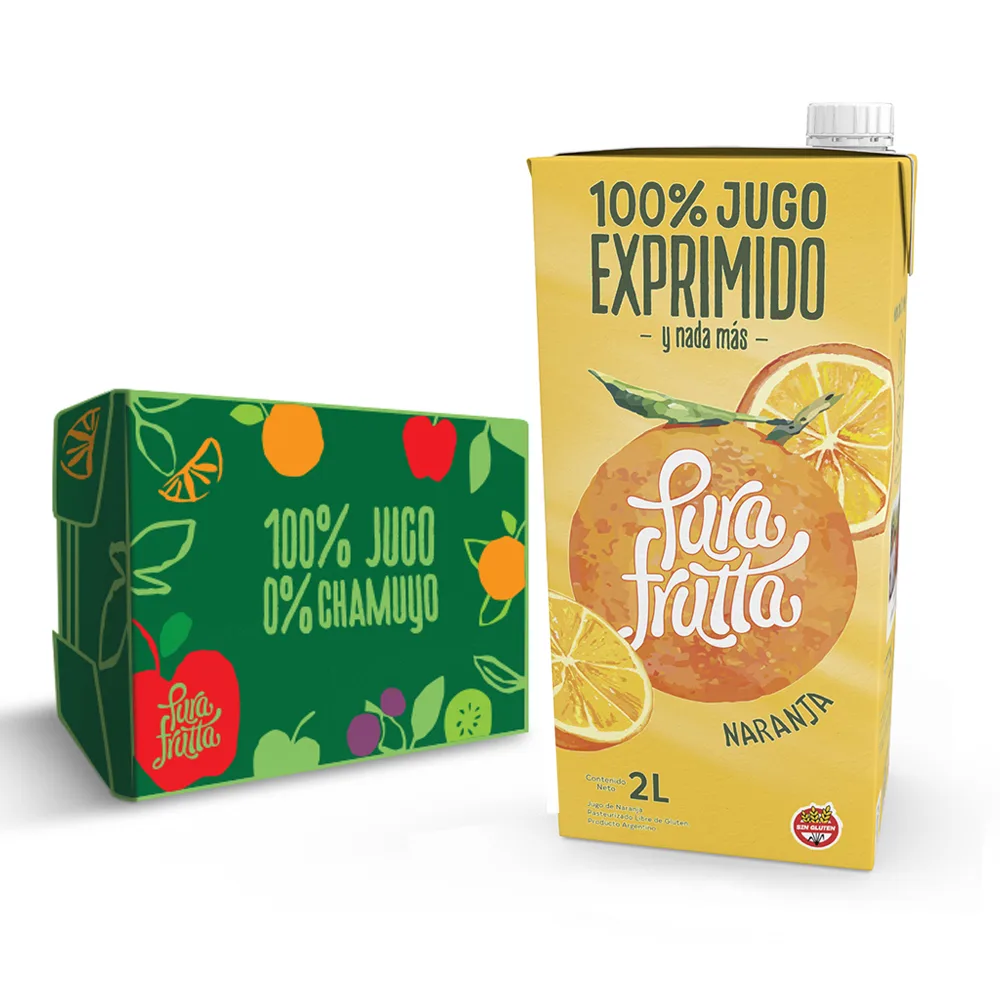 Jugo Naranja 2L pack x6