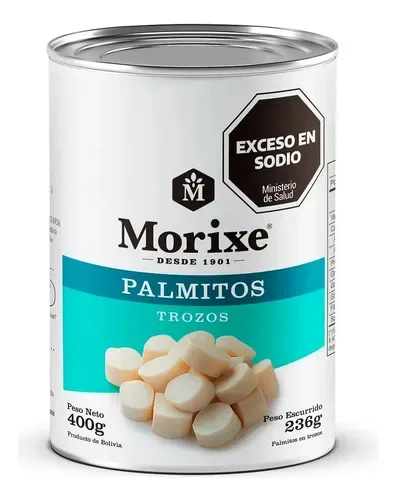 Palmitos en rodajas 400g
