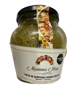 Pasta de Aceitunas Verdes c/Ajo 320gr