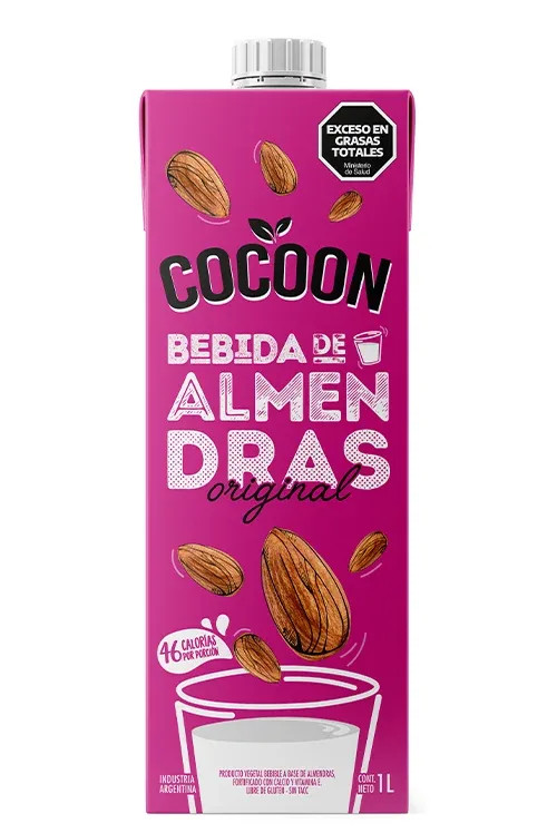 Cocoon Almendras original 1Lt pack x8