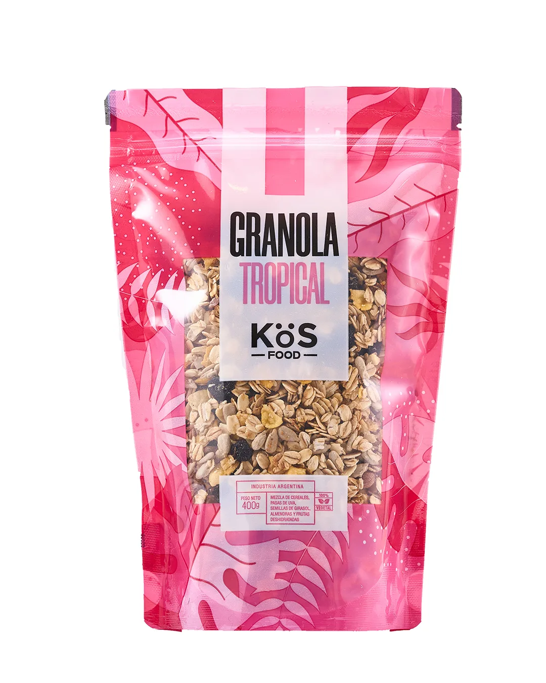 Granola Tropical Rosa 1Kg Kos pack x7