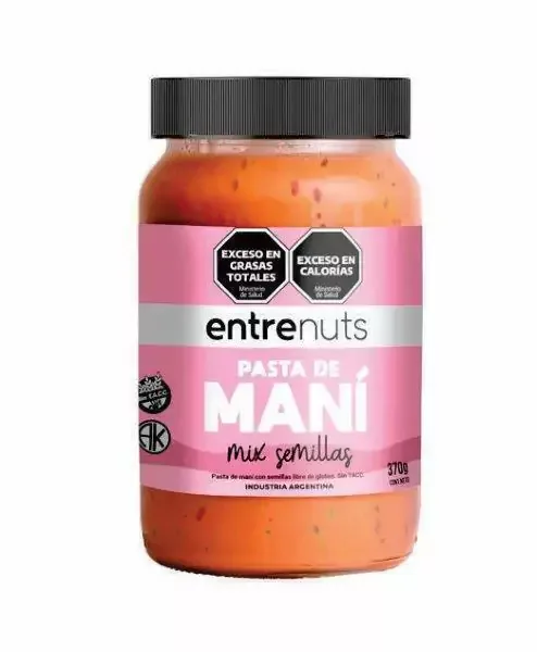 Pasta de Maní Mix de Semillas 370gr Entrenuts
